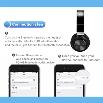 Bluetooth 5.0 Ausines, Mikrofonas, Nuotolinio sporto Salė Sporto Belaidžio Triukšmo Panaikinimo, Sulankstomas žemų dažnių garsiakalbis 