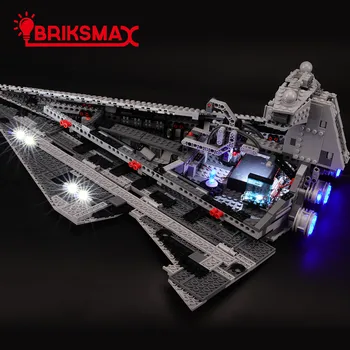 BriksMax Šviesos Rinkinys 75055 Star War Serijos Imperial Star Destroyer，(neįeina Modelis)