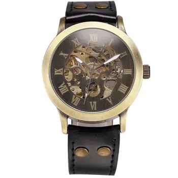 Bronzos Shell Bronzos Paviršiaus Juodas Diržas Aukštos Kokybės Mechaninė Žiūrėti Fashion Laikrodžiai Laikrodis Dizaineris Laikrodis