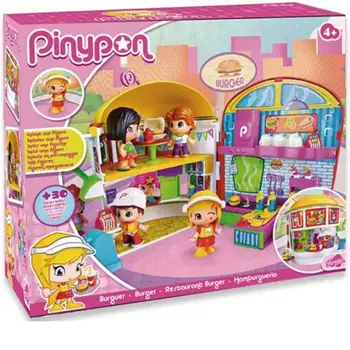 Burguer Pinypon, Mėsainiai nustatyti, pav., pin kodą ir pon, Mergina Žaislas, figūrėlių, pinypon, Lėlių namelis