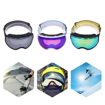BŪTI GRAŽUS, Dual Lens Vėjo Slidinėjimo Snowboard Goggles Anti Rūko UV Akiniai