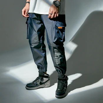 CHAIFENKO Hip-Hop Krovinių Kelnės Vyrams Mados Harajuku Haremas Ziajać Streetwear Atsitiktinis Poilsiu Sweatpant Multi-Pocket Kaklaraištis kojų Vyrų Ziajać
