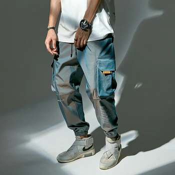 CHAIFENKO Hip-Hop Krovinių Kelnės Vyrams Mados Harajuku Haremas Ziajać Streetwear Atsitiktinis Poilsiu Sweatpant Multi-Pocket Kaklaraištis kojų Vyrų Ziajać