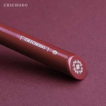 CHICHODO makiažo teptukas-Prabangus Raudona Rožė serija-aukštos kokybės weasel uodegos plaukų eyeshadow brush-natūralių plaukų kosmetikos pen-grožis