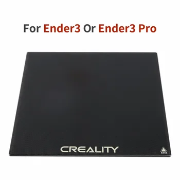 CREALITY 3D Ender-3 V2/Ender-3 PRO Grūdinto Anglies, Silicio Stiklo Platforma Kurti Inspektas Stiklo 235*235MM