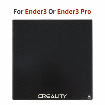 CREALITY 3D Ender-3 V2/Ender-3 PRO Grūdinto Anglies, Silicio Stiklo Platforma Kurti Inspektas Stiklo 235*235MM