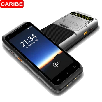 Caribe Patikima PDA Android 8.1 Telefono Barcode Scanner 1D 2D UHF RFID Nešiojamą Terminalą Duomenų Surinkėjas 5.5 colių jutiklinis ekranas
