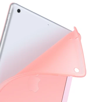 Case for iPad 2 Oro Oro 1,Minkštos TPU atgal smart cover 