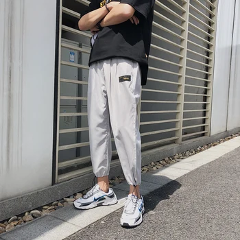 Chaki Kelnės Vyrams Raišteliu Streetwear Plius Dydis Harajuku Karšto Pardavimo Kvėpuojantis Mens Sweatpants Visas Rungtynes Vyrai Atsitiktinis Kelnės