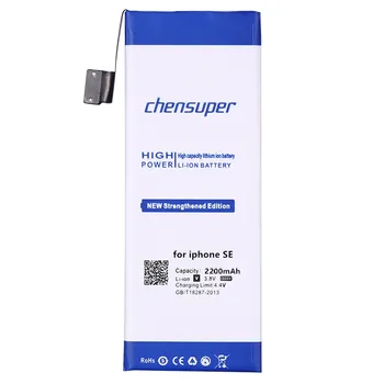Chensuper 2200mAh Apple iPhone SE Baterija Didelės Talpos, Telefono Baterijų +Nemokamas Įrankiai