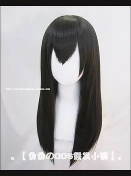 Citrusinių Shitorasu Aihara Mei Perukas Anime Juodi Tiesūs Plaukai Suaugusiųjų Kostiumas Cosplay Perukai Rekvizitai