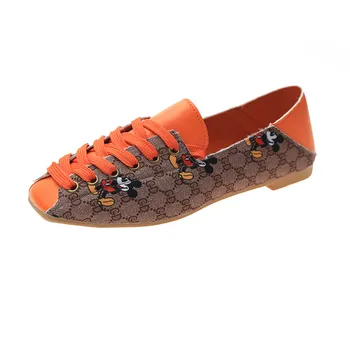 Corporis 2020 karšto pardavimas naujų butų batus moteris kvadratinių kojų seklių ponios batai maišyti spalvas butas su moterų bateliai 35-40 dydis