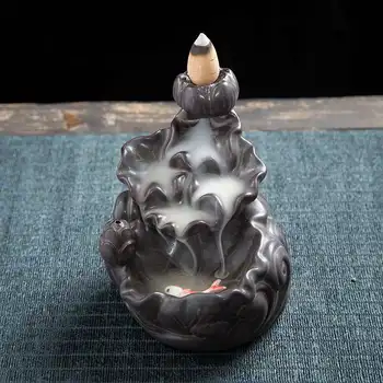 Creatived Bokštas Smilkalų Keramikos Degiklis Kvepalų Turėtojas Moliuskui Censer Kūrybos Aromaterapija Dūmų Refliukso Smilkalų Lazdelės Smilkalai