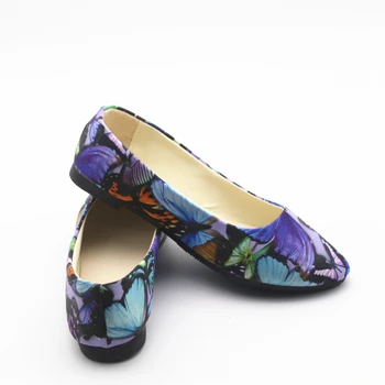 Cresfimix zapatos de mujer moterų mados pavasario & vasaros mėlyna modelis butas batai lady mielas pu odos pažymėjo tne butai a254