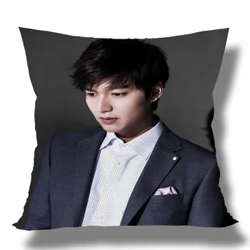 Custom K-pop Lee Min Ho Spausdinti Aikštėje šilko pagalvių Užvalkalai 40x40 45x45 50x50 60x60 dviejų Pusių Satino Užvalkalas Logotipą