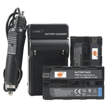 DSTE 2vnt NP-F550 NP-F570 NP-F330, Baterija su Krovikliu Sony CCD-SC5 CCD-SC100 TR910 TRV315 Kamera KN-576 YN168