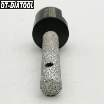 DT-DIATOOL 8pcs/komplektas 5/8-11 Vakuumo Brazed Diamond Gręžimo Core Bitai Rinkinys, Sumaišyti Dydžio Skylę Pamatė & Pirštu Tiek, Porceliano Plytelės, Marmuras