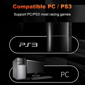 DUOMENŲ VARLĖ Lenktynių Vairas PS3 Žaidimų Vairas PC Vibracijos Požiūris, Nuotolinio valdymo pultelis Ratų Vairuoti PC
