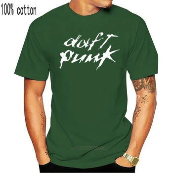 Daft Punk Tee Marškinėliai Mans Unikalus Medvilnės, trumpomis Rankovėmis, O-Neck T Shirt 2020 Naujausias Laiškas Spausdinti viršuje tee