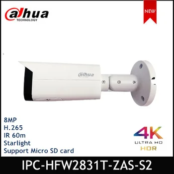 Dahua 8MP Kulka Tinklo Kamera IPC-HFW2831T-ZAS-S2 4K 5X Zoom POE, SD garso kortelės lizdą, Signalizacijos IR 60m IP67 Žvaigždės IP kameros