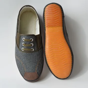 Darbo batai nauji klasikiniai vyriški bateliai, laisvalaikio bateliai butas ne slydimui, dilimui patogus, kvėpuojantis mados drobė batai tendencija l