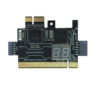 Daugiafunkcis LPC-DEBUG Card PCI PCI-E LPC Plokštė Diagnostikos Testas LPC-Debug Po kortelė diagnostikos testo rinkinys