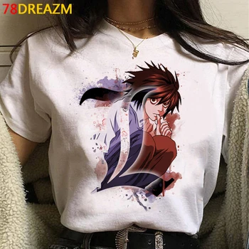 Death Note Kakegurui Gintama marškinėlius moterų pora baltos spalvos marškinėliai 2020 ulzzang harajuku kawaii drabužius tumblr