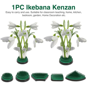 Derinimas Fiksuotojo Priemonė Pradedantiesiems Sodo Pin Turėtojas Gėlių rengiasi Ikebana Kenzan 