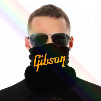 Derliaus Gibson Naujasis Logotipas Klasikinės Juodos 2020 Naujausias Lankelis Šalikas Bandana Kaklo Šilčiau Unisex
