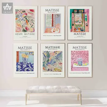 Derliaus Henri Matisse ' Retro Plakatai Ir Spausdina Abstraktus Peizažas Sienos Meno Tapybos Drobės Nuotraukų Kambarį Namų Dekoro