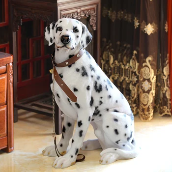 Derva kūrybos Dalmatijos šuo statula derliaus Modeliavimas šuo namų dekoro amatų kambario, apdailos, sodo derva gyvūnų figūrėlės dovanos
