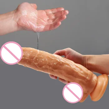 Didžiulis Realistiškas Penis Dildo Su siurbtuko Sekso žaislai Moterims Malonumą G-SPOT Massager Sekso Produktai Moterų Masturbacija Dick