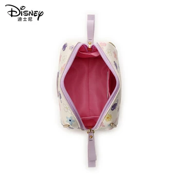 Disney Mergina Kosmetikos Krepšys, Atsparus Vandeniui Ponios Kelionės Kosmetikos Krepšys Rapunzel Užtrauktukas Maišelis Moterų Makiažas Maišelį Skalbinių Maišelį Gėlių Princesė