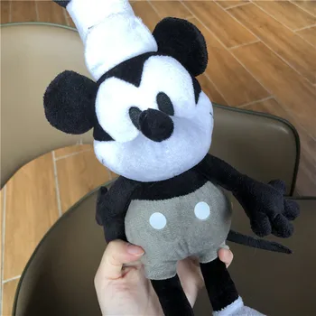 Disney Mickey Mouse Retro Stiliaus Įdaryti Žaislas Pliušinis Lėlės 25cm Kawaii Vaikų Dovanų