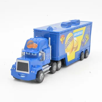 Disney Pixar Automobilių 2vnt Žaibas Mcqueen Nr. 70 Mack Sunkvežimių & Dacer 1:55 Diecast Metalo Lydinio Ir Plastiko Modle Automobilių Vaikas Žaislai, Dovanos