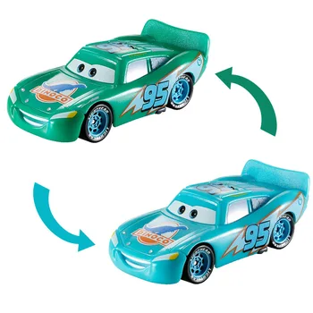 Disney Pixar Automobilių Spalvų Keitikliai Dinoco Žaibas McQueen Transporto Priemonės 1:55 Diecast Plastiko Modelio Automobilių Surinkimo Vaikų Žaislas Metu