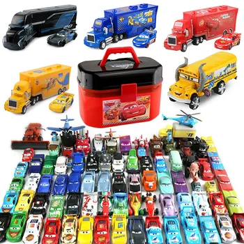 Disney Pixar Cars 2 3 Žaislai Žaibas McQueen Jackson Audra Mack Dėdė Sunkvežimių 1:55 Diecast Modelio Automobilių Žaislas Vaikams Gimtadienio Dovana