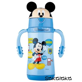 Disney dulkių nerūdijančio plieno Mickey Minnie Mikė vandens butelis kūdikių 300ml BPA free