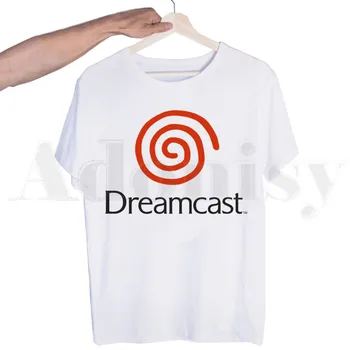 Dreamcast Duoklė Sukama Harajuku Vyrų Marškinėliai Spausdinti Tees T-shirt Vyrai Viršūnes Hip-Hop Atsitiktinis Juokingi Marškinėliai