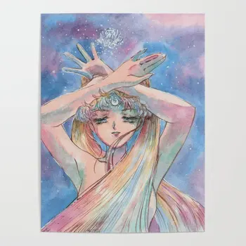Drobė HD Spausdinti Sailor Moon Anime, Japonija Gražus paveikslas Sienos Meno Plakatas Namų Dekoro Nuotraukos Kambarį Modulinė Sistema