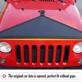 Drobė Variklio Gaubtas, skirtas Jeep Wrangler TJ 1997-2006 Variklio Šildomi Dangtelio Raštas Automobilių Reikmenys
