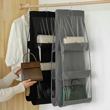 Du kartus duonos krepšys saugojimo krepšys Japonų stiliaus kabinti drabužius kabinti maišelis audinio maišelis dulkėms sienos kabo krepšys