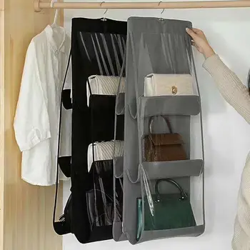 Du kartus duonos krepšys saugojimo krepšys Japonų stiliaus kabinti drabužius kabinti maišelis audinio maišelis dulkėms sienos kabo krepšys