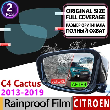 Dėl Citroen C4 Kaktusas -2019 Pilnas draudimas Anti Rūko Kino galinio vaizdo Veidrodis Rainproof Priedai. M. 2016 M. 2017 m. 2018 m C4-Kaktusas