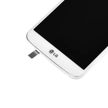 Dėl LG G2 D802 LCD Ekranas Touch screen + skaitmeninis keitiklis komplektuojami su rėmo Juodos ir baltos spalvos lcd nemokamas pristatymas