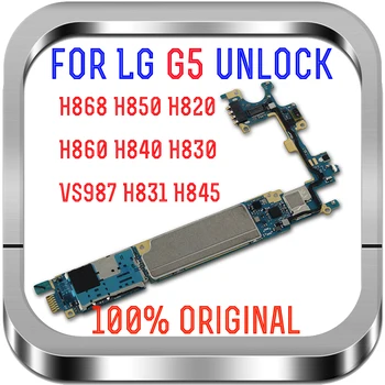 Dėl LG G5 Plokštė Originalą LG G5 H868 H850 H820 H860 H840 H830 VS987 H831 H845 Logika Valdybos Mainboard Su 