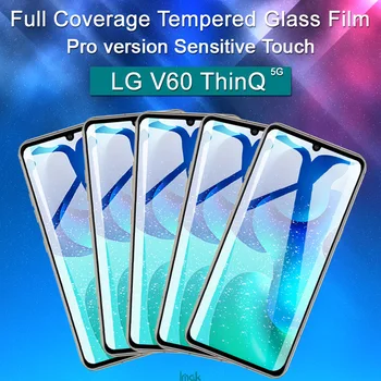 Dėl LG V60 ThinQ Grūdintas Stiklas IMAK Visiška Anti-Sprogimo Full Screen Protector for LG V60 Stiklo LG V 60 60V Plonas Q Filmas