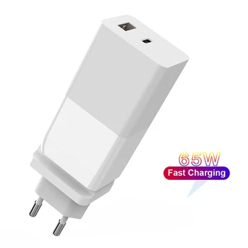 ES/JAV/jungtinė karalystė/AS 65W Kištukas USB Įkroviklis Greitai Įkrauti Telefono Adapteris, skirtas 