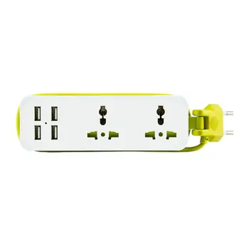 ES Prijungti 4 USB Lizdas, Maitinimo Juostelės Elektros Surge Protector Smart Sienos Kroviklis Hub