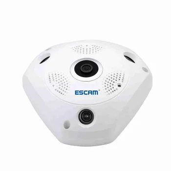 ESCAM QP180 960P Panoraminis Wi-fi IP Kamera 1.3 MP HD 